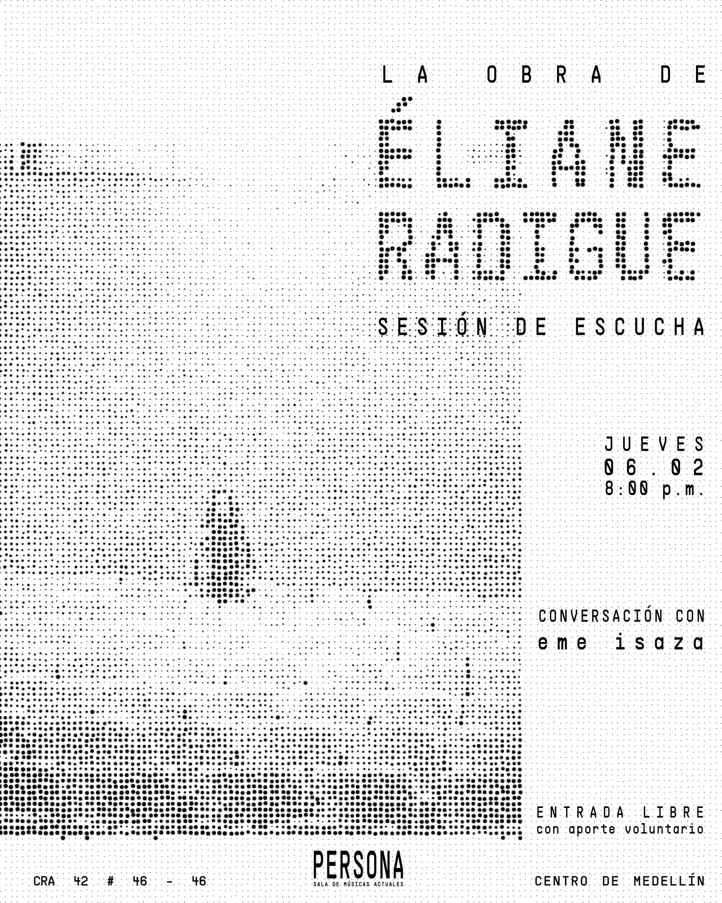 Sesión de escucha: La obra de Eliane Radigue