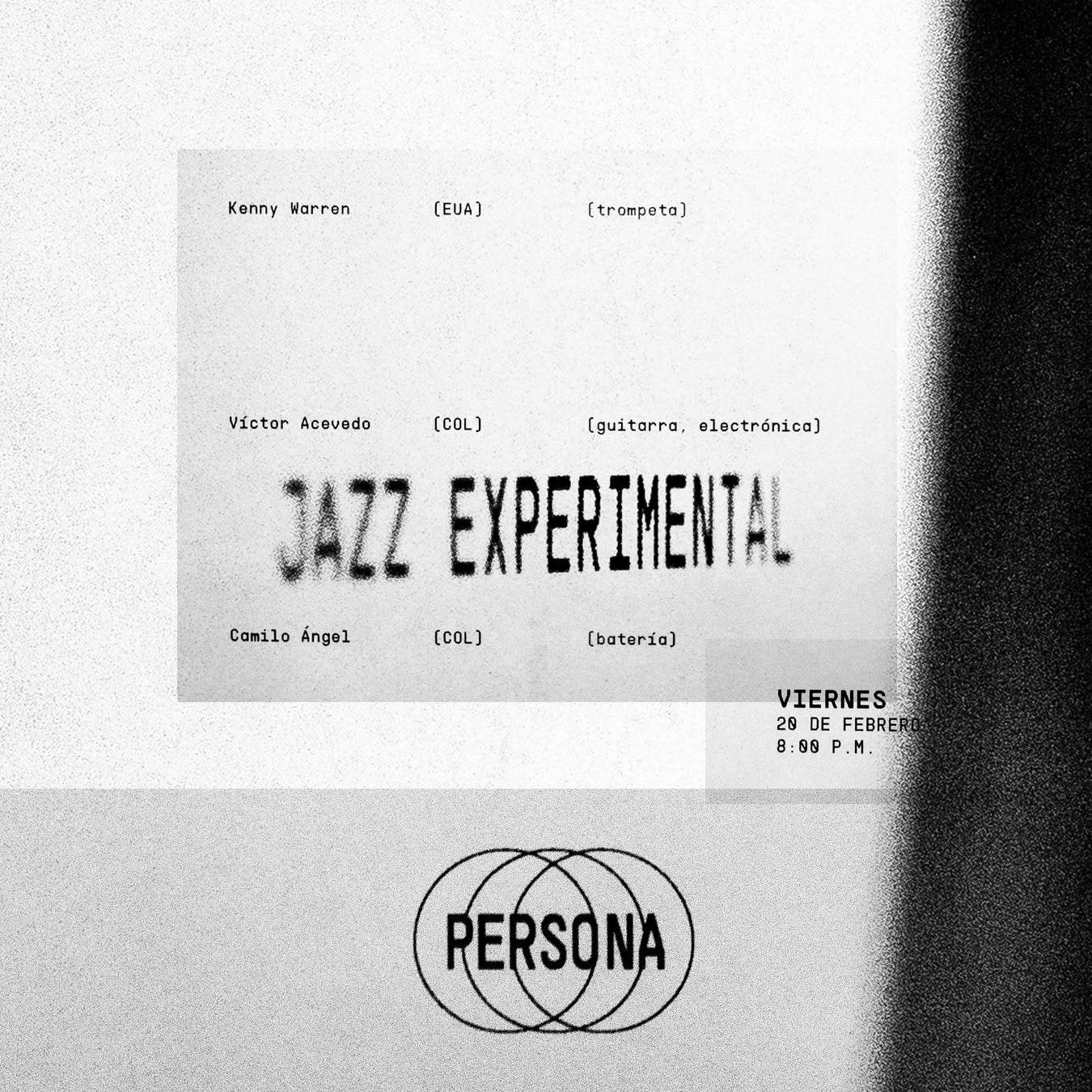 Kenny Warren (EUA) (trompeta) Víctor Acevedo (COL) (guitarra, electrónica) Camilo Ángel (COL) (batería)