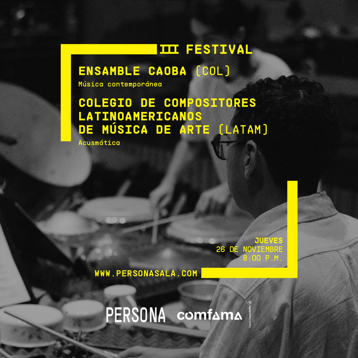 Ensamble Caoba (COL) + Colegio de Compositores Latinoamericanos de Música de Arte (LATAM)
