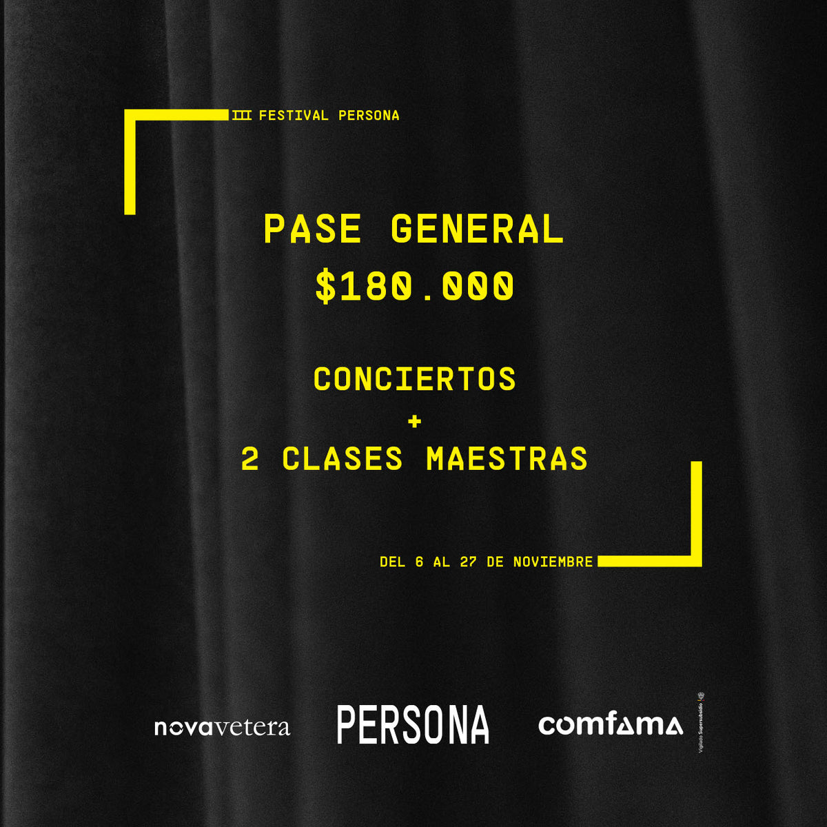 PASE GENERAL • FESTIVAL PERSONA III