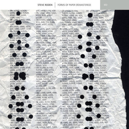 Forms of paper de Steve Roden