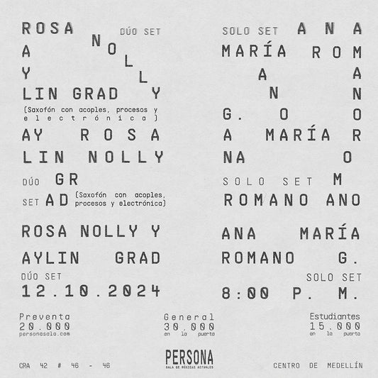 Rosa Nolly y Aylin Grand + Ana María Romano