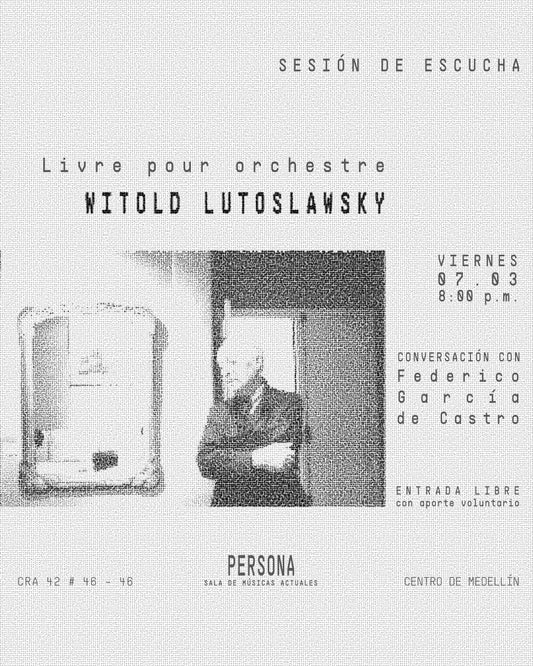 Sesión de escucha: Livre pour orchestre de Witold Lutoslawsky