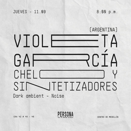 Violeta García (Argentina) / Chelo y sintetizadores