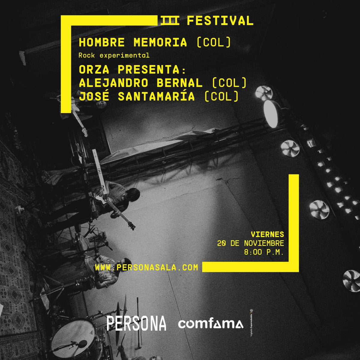 Hombre Memoria (COL) + ORZA presenta: Alejandro Bernal y José Santamaría