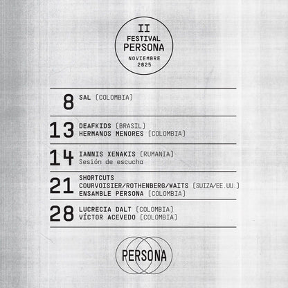 PASE GENERAL • FESTIVAL PERSONA II
