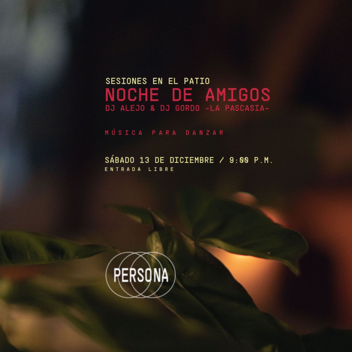 Noche de amigos, DJ Alejo y DJ Gordo (La Pascasia)