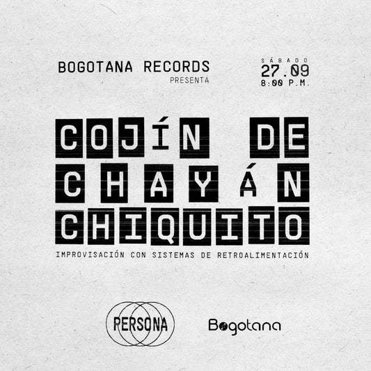 Bogotana Records: Cojín de chayán chiquito